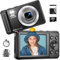 Digital Camera 4K 64 MP Autofocus Camera with 16x Digital Zoom, 2.8'' Compact Digital Camera with 32GB Card and Batteriey for Beginners, Kids, and Teenagers, Boys, and Girls