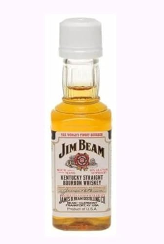 Bourbon Whiskey Miniatur-Flaschen, 6er Pack, 5cl pro Flasche