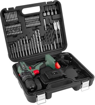 Avvitatore a Percussione a 2 Velocità, 12V - Potente Trapano a Batteria 1500mAh, Mandrino Autoserrante 10mm, Ideale per Lavori Fai Da Te e Bricolage