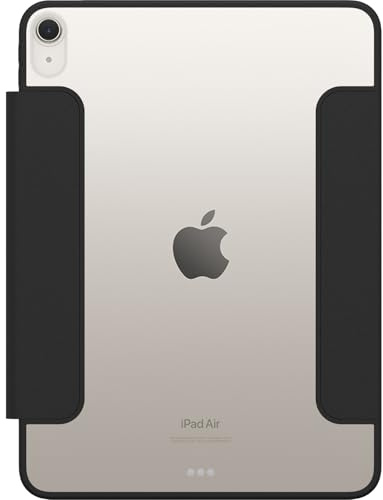 OtterBox Symmetry Folio Hülle für iPad Air 11 (M2/M3/M4) & iPad Air 10.9 (2022/2020), stoßfeste, sturzsichere, dünne Schutzhülle, nach Militärstandard getestet, Schwarz