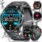 LIGE Smartwatch Herren 1.43''AMOLED Smartwatch Mit Telefonfunktion Fitnessuhr 100+Sportmodi/5ATM, Militärs Smart Watch Kompatibel Mit iOS Android 400mAh Batterie 2024