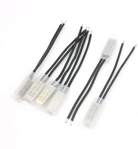 6 Pcs Bimetal Head Thermostat Temperature Switch 65 Degree Celsius NC KSD9700 YCEN119