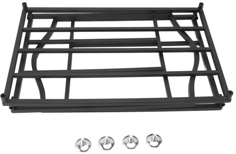 Soporte para leña de Hierro Resistente Antideslizante, Estante de Almacenamiento de leña para Interiores y Exteriores, Organizador de Troncos de Madera