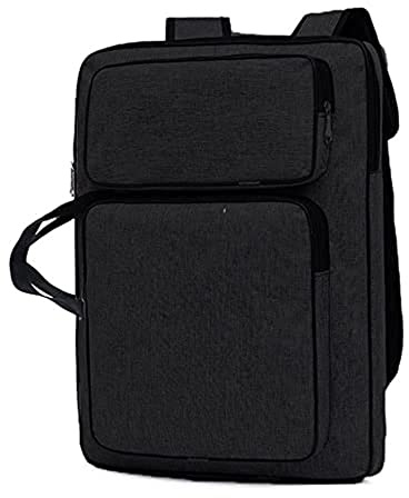 haozaikeji A3 Sac de Transport pour Planche à Dessin Étanche Sacoche à Peinture Art Portfolio Case Sac de Rangement Croquis Fichier Palette Pinceaux Enfants Artiste Portable Sac à Dos de Dessin