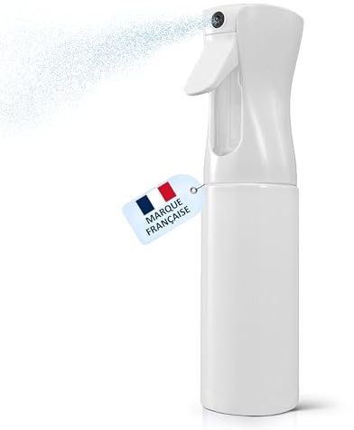 AVIDA · ZEN Brumisateur d’Eau Rechargeable – Vaporisateur Cheveux - Brumisateur Rechargeable 300 ml - Brumisateur Visage - Vaporisateur rechargeable (Blanc 300ml)