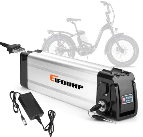 Batteria Ebike 36V 20AH, Batteria Litio Bici Elettrica per 250W Motore Bicicletta, con Porta Scarico 4 Pin, Caricatore 42V, Serratura Sicura, BMS e Maniglia Portatile