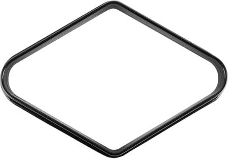 VOANZO Billiards 9 Ball Pool Table Triangle Rack Heavy Duty Plastic Ball Holder Durable Black Plastic Snooker Rack for Standard 2-1/4 Inch Pool Balls