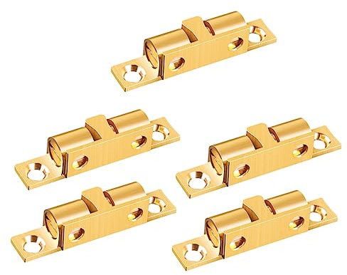 HOMSFOU 5pezzi Chiusure Magnetiche Per Porte e Armadi Design Invisibile e Resistente e Sicuro Facile Installazione Per Uso Domestico