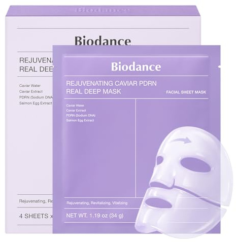 BIODANCE Masque de Soin Visage PDRN pour Hydratation Quotidienne