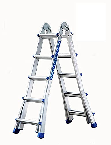 4 x 5 aluminium teleskop stege aluminiumstege multifunktionsstege stege planteringsstege