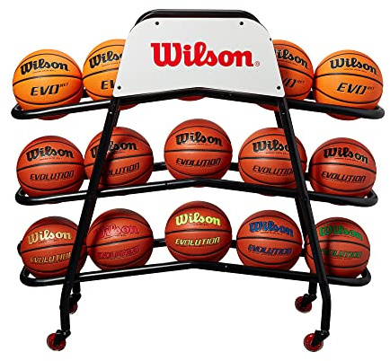 Wilson Sporting Goods Unisex-Erwachsene WTB181800 Wagen, Silber