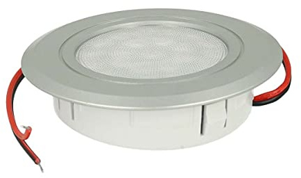 Mini Foco Led Empotrable Atenuador Táctil Regulable On Off DC 12V 2,5W Agujero Redondo 60mm (4500K, PLATA)