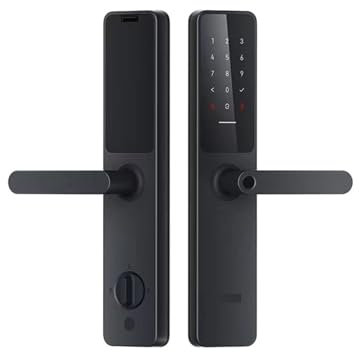 Smart Door Lock A100 Pro Zigbee Bluetooth 5.0 Compatible for Apple Homekey Unlock Fingerprint Unlock Work with Homekit Home (Color : 80-120mm) Warm as Ever