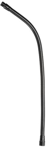 PATIKIL 20 Microfono Collo D'oca 1pz 5/8-27 Filetto Metallo Universale Tubo Flessibile Braccio Collo Cigno Tubo Prolunga per Multifunzione Fai da Te Nero