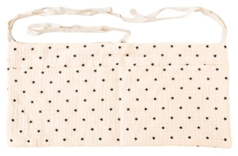 Borsa Appendere per Lettino, Organizer per Culla, 2 Tasche Organizer per Lettino, Borsa Portaoggetti per Lettino, Tasche Portaoggetti Letto, Usato per Riporre Vestiti, Pannolini, Giocattoli