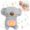 Schlummer Otter Kuscheltier mit Atembewegung und Musik, Baby Erstausstattung Neugeborene, Schlummer-Koala mit Herzschlag, Baby Spielzeug 0 Monate +
