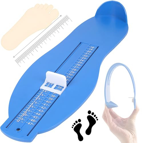 JIAMIAN Mesure Pied Enfant, Appareil De Mesure De Pied, Appareil De Mesure De Pied Professionnel, Appareil De Mesure De Taille De Chaussure, Convient Aux Enfants Et Aux Adultes, Taille Uk / Eu