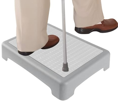 Renchey Scalino | Sgabello da Mobilità per Anziani a Lato Letto,Antiscivolo Per Anziani Bambini Piedi Per Letto Auto Cucina Bagno Doccia Vasca Interno