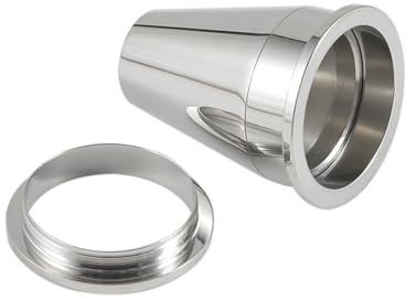 ANAZOZ Tunnel 26mm, Edelstahl Ohr Expander Plug 1 Set Dehnstäbe Tunnel Herren, Ohr-Stretching Ohrringe Silber