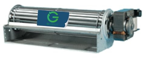 G GRIMALDI Motore Ventilatore Tangenziale Ventola per Caminetti, Stufe, Forni e Termoconvettori, 20W Lunghezza 300mm, Motore DESTRO ORARIO | Made in Italy | Silenzioso ed Efficiente