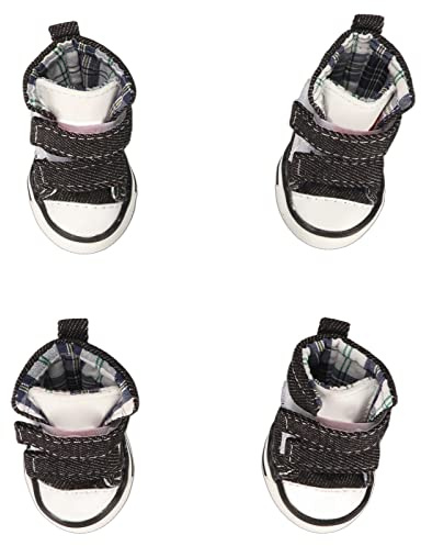 RASTKY Scarpe per Cani Cani di Piccola Taglia - Scarpe Antiscivolo Traspiranti per Cuccioli Moda Tutte le Sportive Antiscivolo per Animali Domestici di Piccola Taglia Protezione per (Tipo 1)