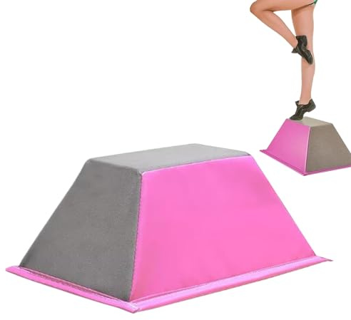 Cheer Balance träningsmatta, stuntstativmatta, lätt bärbar balansplatta 39 x 26 x 15 cm trapetsformad styrketräning för, studio, gym och utomhus kärnträning