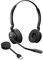 Jabra Engage 55 Schnurloses Stereo-Headset mit Link 400 USB-C DECT-Adapter - Mikrofon mit Geräuschunterdrückung, umfangreiche Reichweite, Gehörschutz - Für MS Teams Zertifiziert - Schwarz