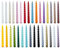 holiki gedrehte Kerzen No. 1 in Grau Lack - 6 stück Twisted Candles I gedrehte Spiralkerzen Stabkerzen Spitzkerzen - 23 x 2,2 cm - Trendkerzen