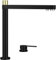 Vorfenster Küchenarmatur 3 Wege Wasserhahn Küche for Wasserfilter Wasserhahn Schwarz Küche Höhenverstellbar 360 ° Drehbare Armatur Küche mit 2 Hebel for Filter (Color : Küchenarmatur Schwarz)