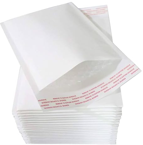 100 Strong White Size 2 Peel & Seal Bubble Lined Padded Envelopes