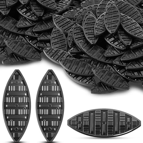 Teenyyou 80 Pcs Biscuit Joiners Plastic Self Clamping and Gripping Plates Biscuit Joiner Tool for Woodworking Composite Deck Fixed Door Frame Furniture Framing
