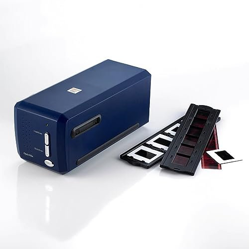 Digital filmskanner, automatisk negativ diabildsskanner, med 7200 DPI och 48-bitars utmatning, inmatningsfack, batchkonverterade 35 mm diabilder