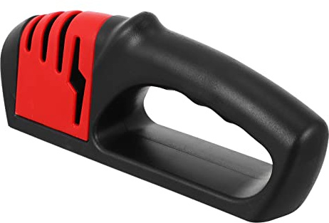 HOMOBABE 4-Stage Manual Knife Sharpener Professional Tungsten Steel and Diamond Grinding Tool Handheld Sharpener for Home and Outdoor Use