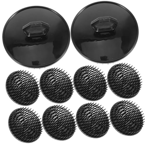 FOMIYES 10 piezas Cepillo Masajeador de Cabelludo Portátil Cepillo de Champú Ergonómico para Viaje Limpieza y Masaje Suave para Cabello Saludable