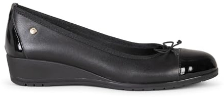 miMaO Zapatos cómodos con cuña para Mujer Color Negro, EU38