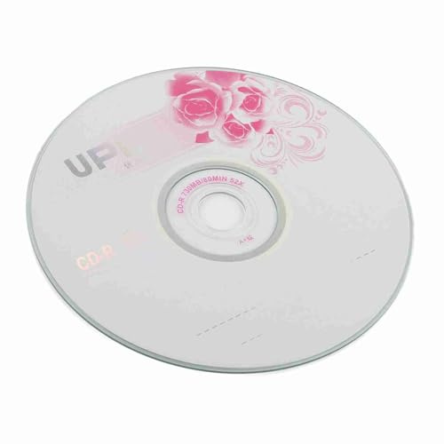 RIZGHWOY CD R Tomma Skivor, 52X Hastighet 730 MB Kapacitet Inspelningsbara Skivor föR Digitala Bilder Musikdatalagring, med Högpresterande Inspelningsfärgämnen föR CD R-enheter (50 st)