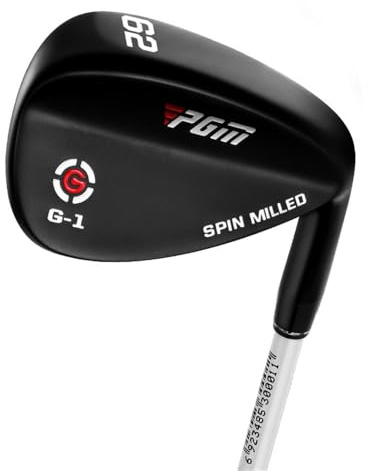 50/52/54/56/58/60/62/64 Degree Golf Gap Lob Sand Wedge Right Handed Golf Club Wedge Sticks for Men Women Coach Golfers Sports (Black Wedge,62 Degree)