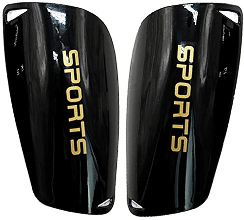 Football Shin Guards, Shin Guards Pads, Youth Boys Girls Shin Pad Sleeves for Football Games, EVA Cushon Protection Reduce hit & Injuries(Black)