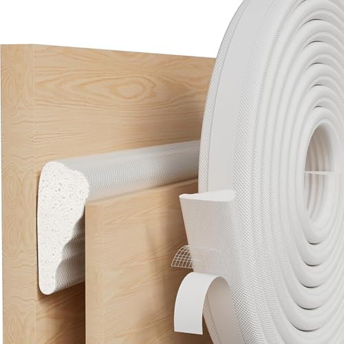 Rusoz Guarnizione Finestra Antiurto, 3M Guarnizioni Finestre Resistente a Freddo/Calore per Porte e Finestre Scorrevole Resistente Alle Intemperie