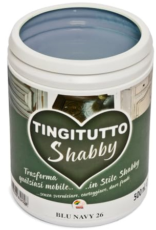 Shabby Chalk Effect Water Paint 500ml (Navy Blue)