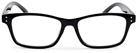 Contacta, Element, Occhiali da Lettura per Uomo e Donna, Pratici per Ogni Viso, Montatura Squadrata e Aste Flex, Confezione con Astuccio Portaocchiali, 26g