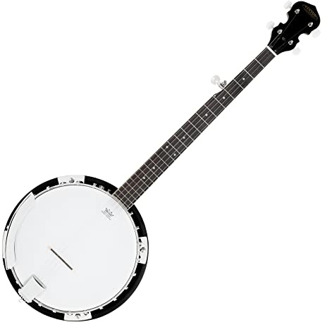 Classic Cantabile BB-5 Banjo 5 Cordes - Banjo 5 cordes avec résonateur - caisse 11 et résonateur en tilleul - touche : Blackwood - diapason 26, 22 frettes - finition brillante