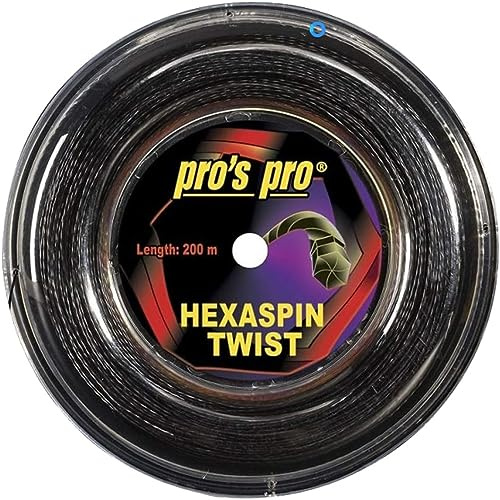 Generisch Cuerda de tenis Hexaspin Twist para spin 200 m 1,20 mm