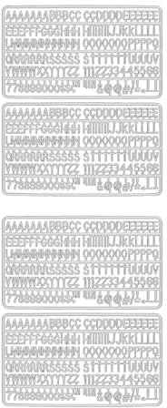 Pnuokn Letterboard-Set, 300 Zahlen, Sonderzeichen, Wörter für Filz, austauschbare Nachrichtenschilder & Letterboards, Buchstabenperlen für Armbänder und Weiß