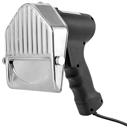 banborba Coltello shawarma elettrico da 120 W, taglierina per kebab turco commerciale, contiene 1 lama di diametro 12 cm, spessore di taglio da 0 a 10 mm, acciaio inossidabile