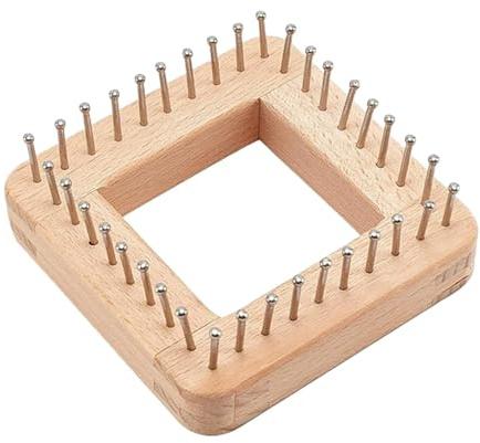 perfk Tavola per maglieria, materiali fai da te, strumenti per ricamo, pioli per tessitura, telaio per stuoie, cappelli, scialli all'uncinetto per, 10 Cm X 10 Cm X 3.5
