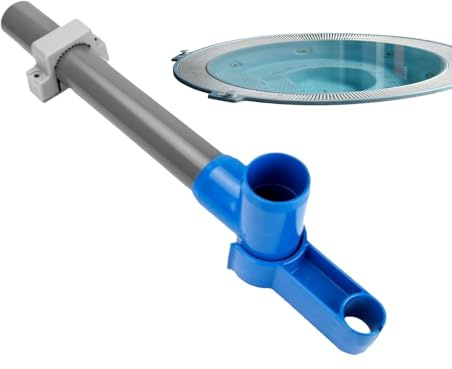 Markhålslev – fångarfästesats, poolskimmer nätklämma fastsättning | bladskimmers simbassängfäste, PVC, storlek