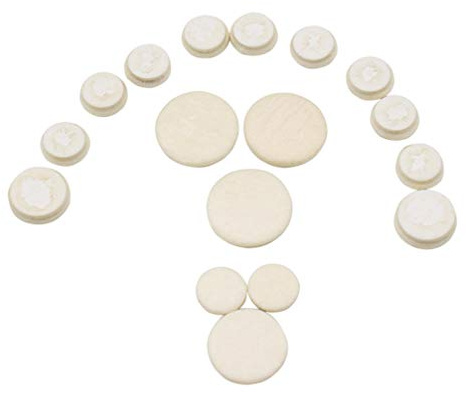 Healifty 17 Piezas Almohadillas de Clarinete Clarinete Almohadillas de Instrumentos de Viento de Madera Accesorios de Reemplazo de Instrumentos de Viento