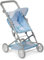 JC Toys Klappbarer Kinderwagen, für Puppen bis zu 45 cm, ideal zum Spielen und Spazieren, Blau mit Blumendekor, entworfen von Berenguer, ab 3 Jahren