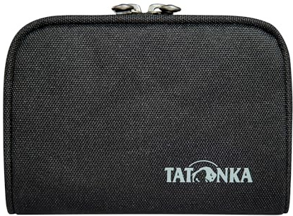 Tatonka Big Plain Wallet RFID Block - Portefeuille avec bloqueur RFID - Certifié TÜV - Compartiment à Monnaie - Compartiments pour Cartes de crédit - Noir